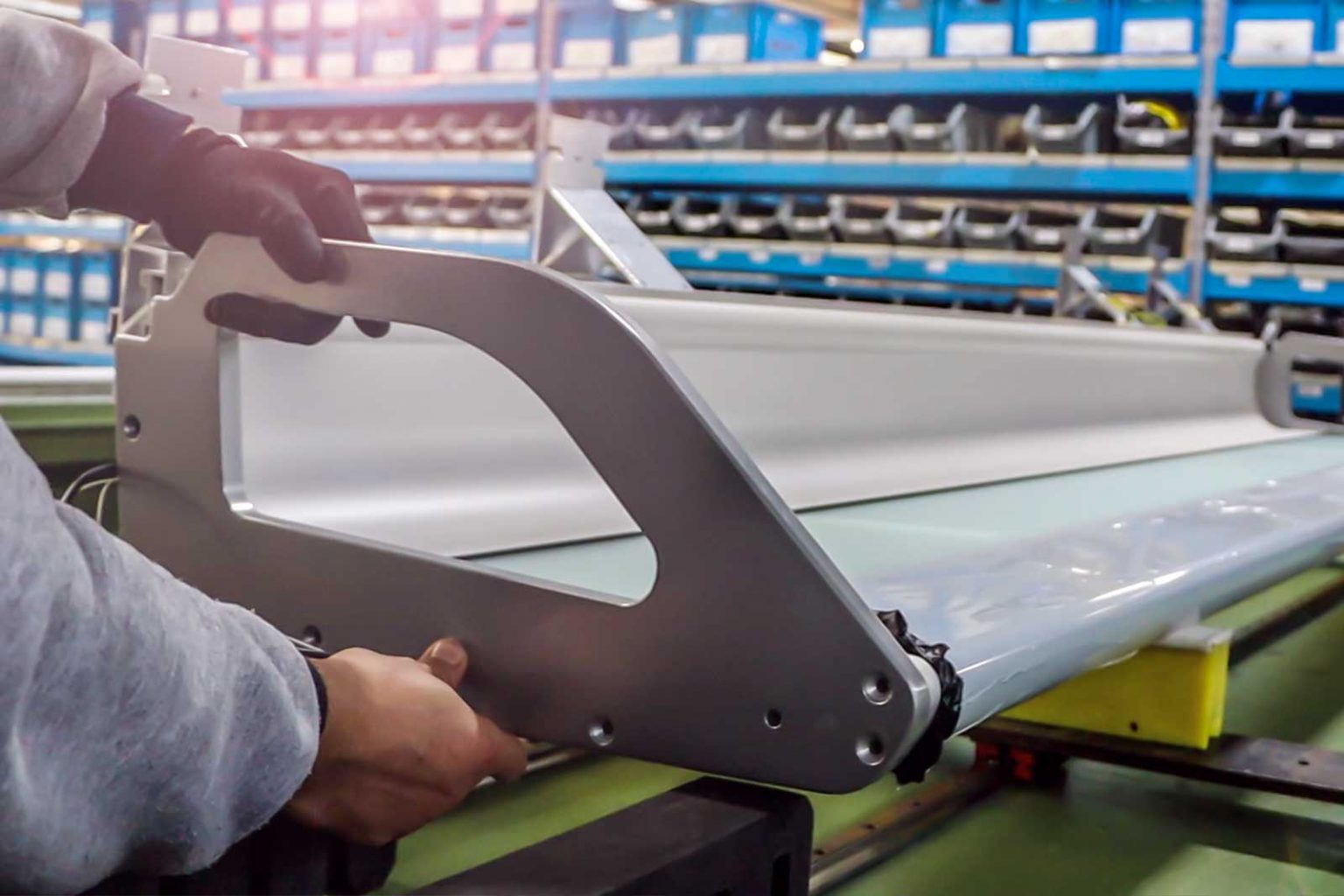 Interior assembly activity published on Canray's corporate technology page